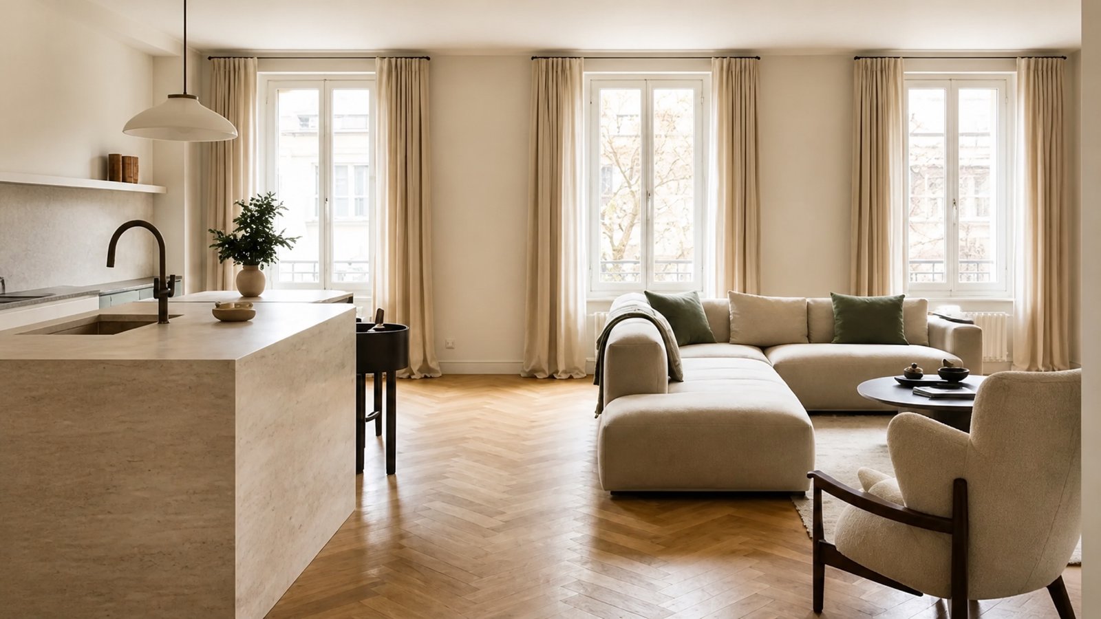 Luminous living space imagined by KAMILI