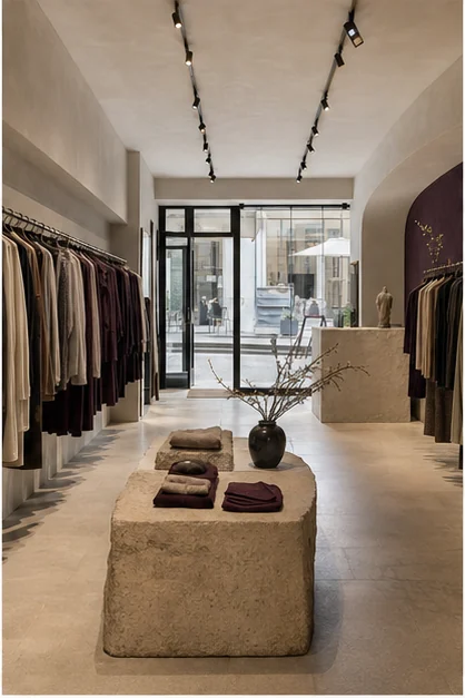 Vue transformée du projet Boutique Écrin