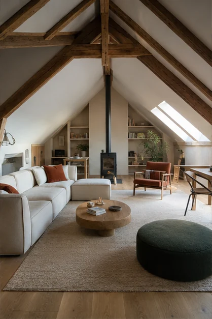Vue du projet Les Combles Calmes