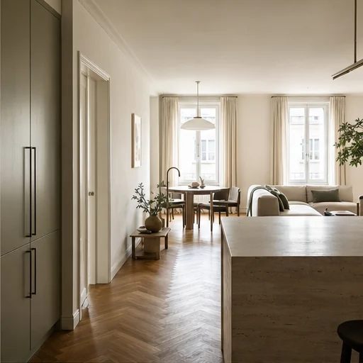 Perspective intérieure du projet Maison Lumière