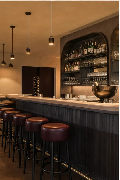 Après transformation — vue 3 du projet Restaurant Éclosion